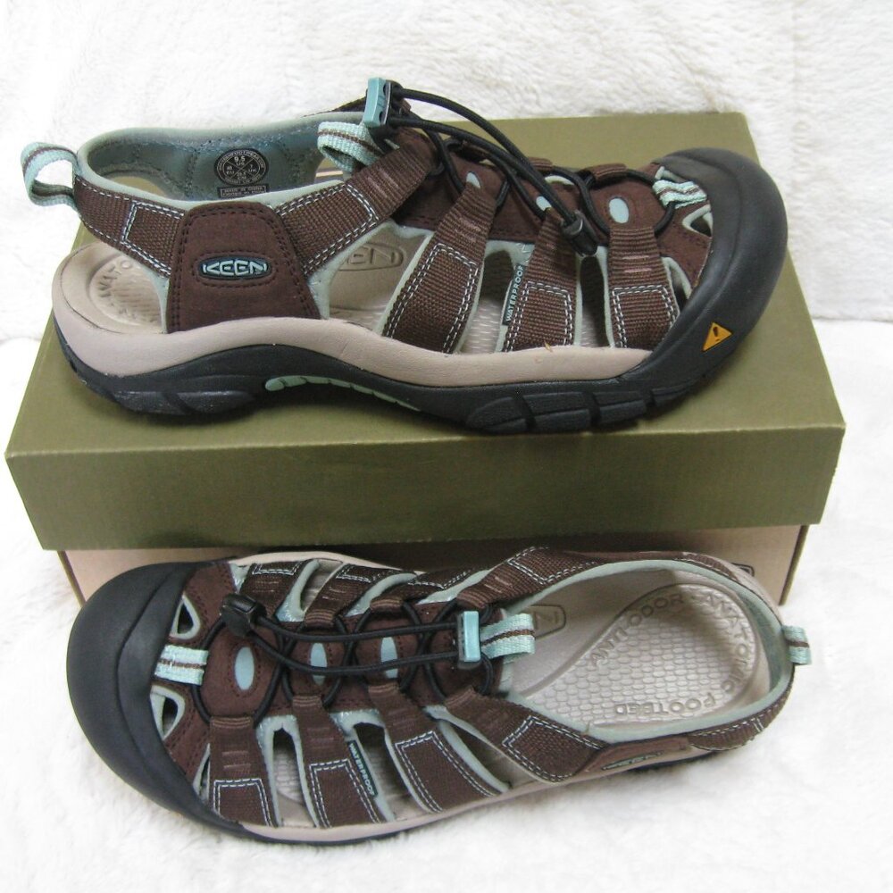 NEW WATERPROOF Keen Newport H2 in Slate Black Canton Women's 9.5 B